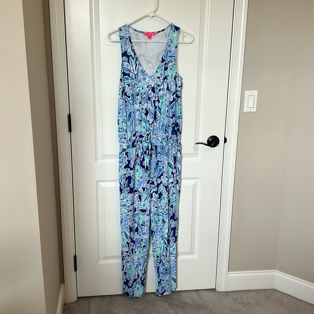 Lilly Pulitzer Paulina Jumpsuit Royal Purple Koalafications S